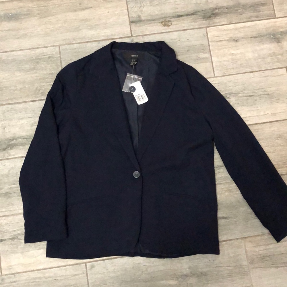 Navy Forever 21 Blazer